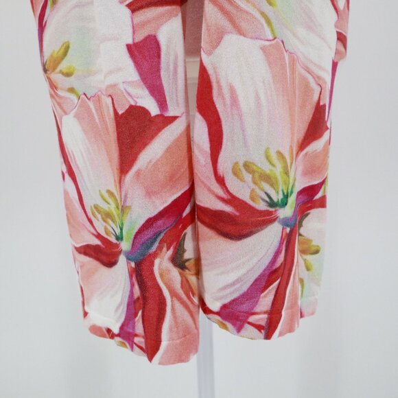 Chico's Kimono Womens L Pink Bloomcore Resort Wear Vacation Beach Pool Coastal - Picture 8 of 16